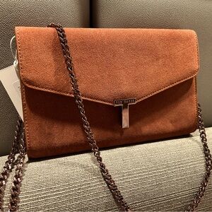 Ted Baker clutch purse with removable chain NWT